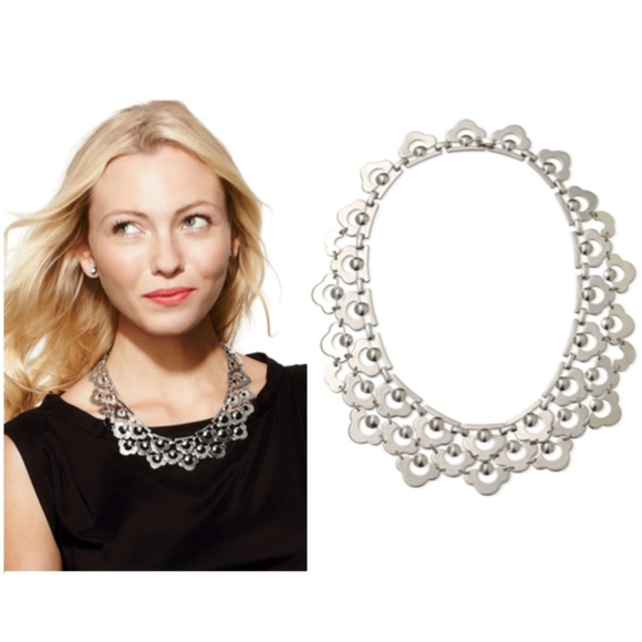 Stella & Dot Jewelry - Stella & Dot Alexandria Silver Statement Necklace